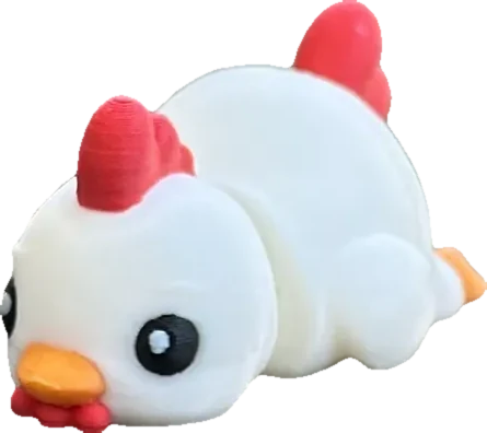 Chicken — bendy toy