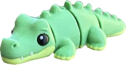Crocodile — bendy toy
