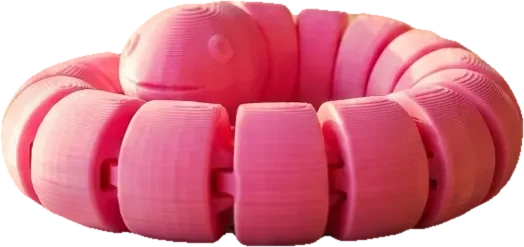 Snap Worm — bendy toy