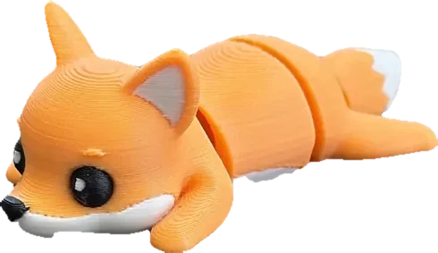 Fox — bendy toy