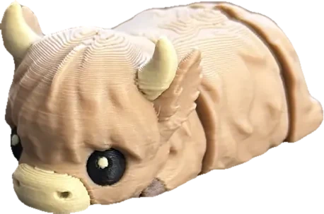 Highland Cow — bendy toy