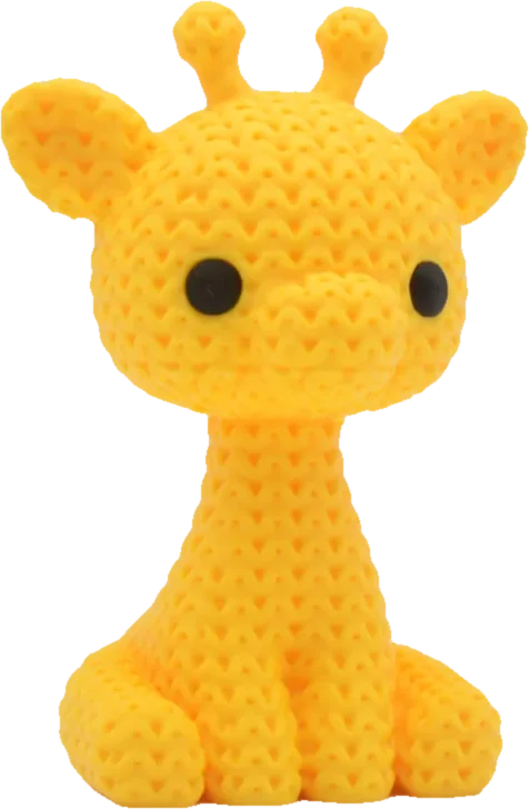 Knitted Giraffe — bendy toy