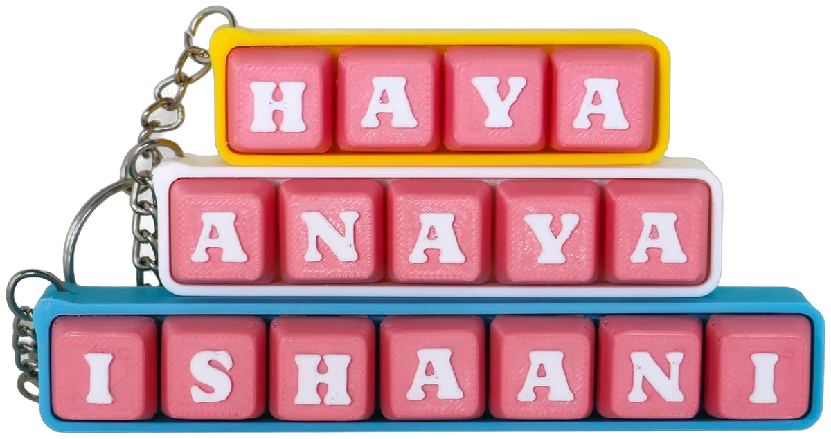 Name Clicker Keychain