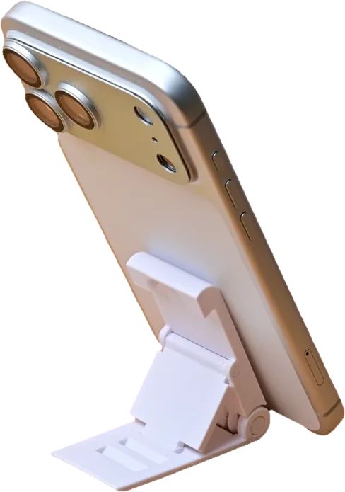 Fold-Flat Phone Stand — bendy toy