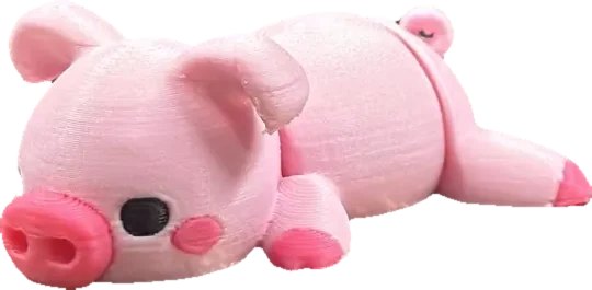 Pig — bendy toy