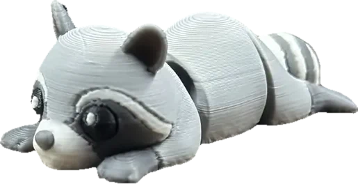 Raccoon — bendy toy