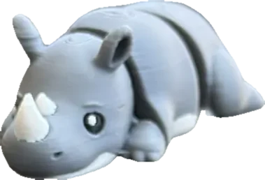 Rhino — bendy toy