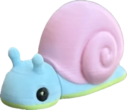 Snail — bendy toy
