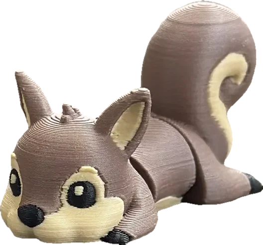 Squirrel — bendy toy