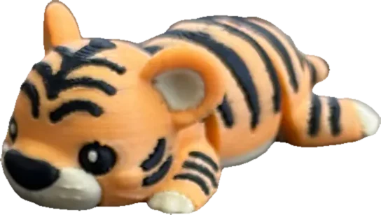 Tiger — bendy toy