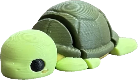 Turtle — bendy toy