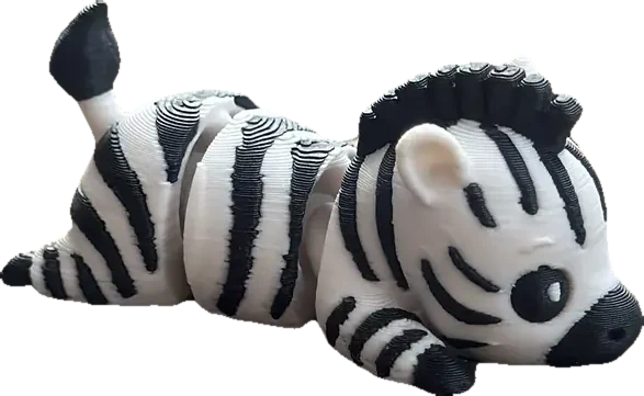 Zebra — bendy toy