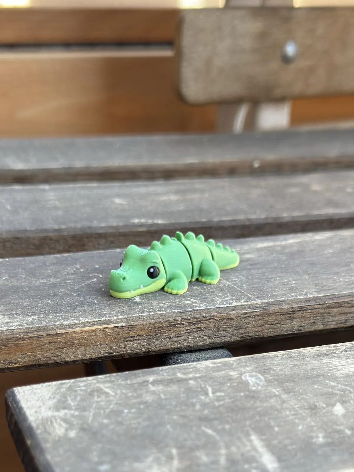 Crocodile — our photo of the real toy