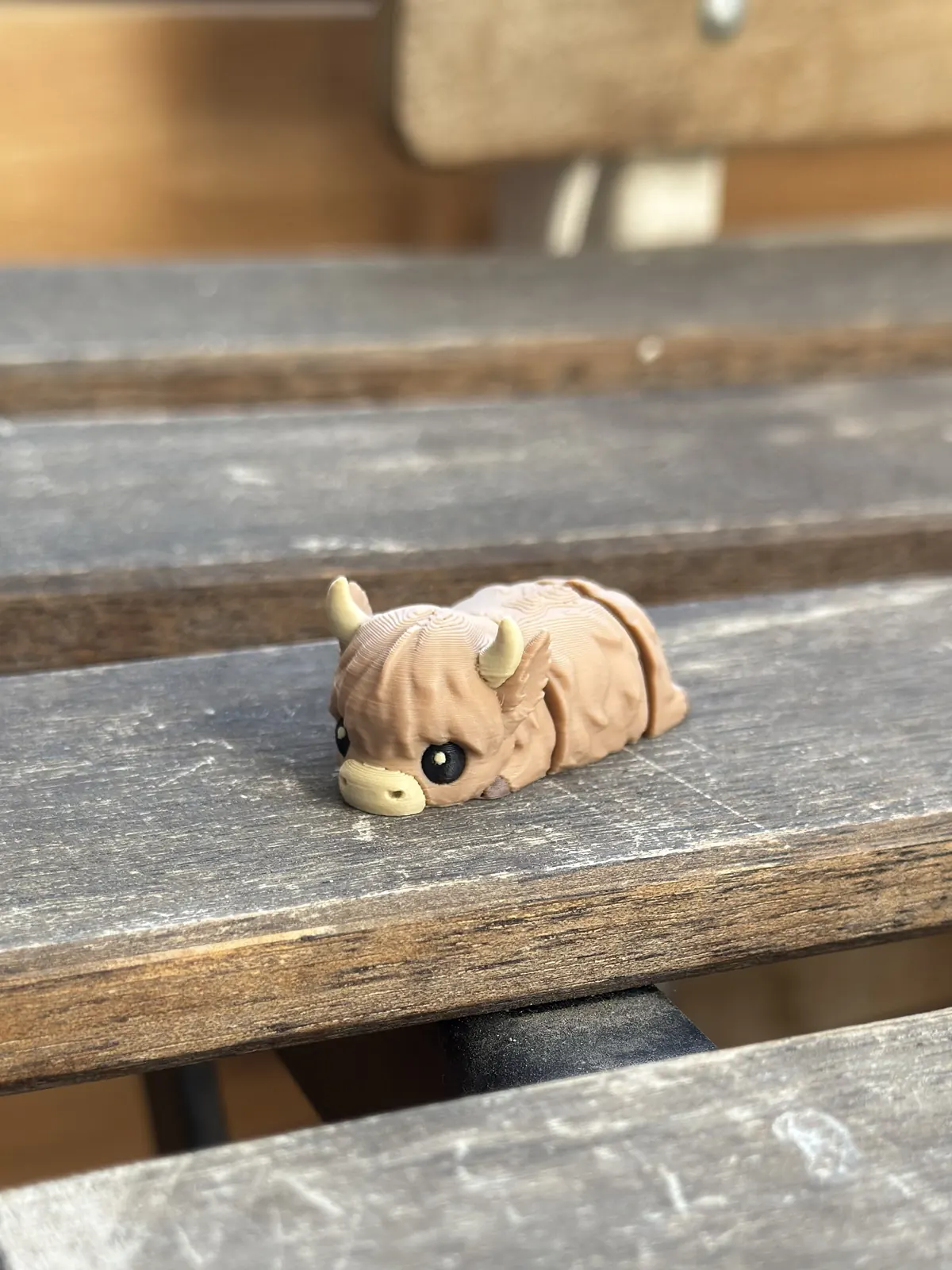 Highland Cow — our photo of the real toy