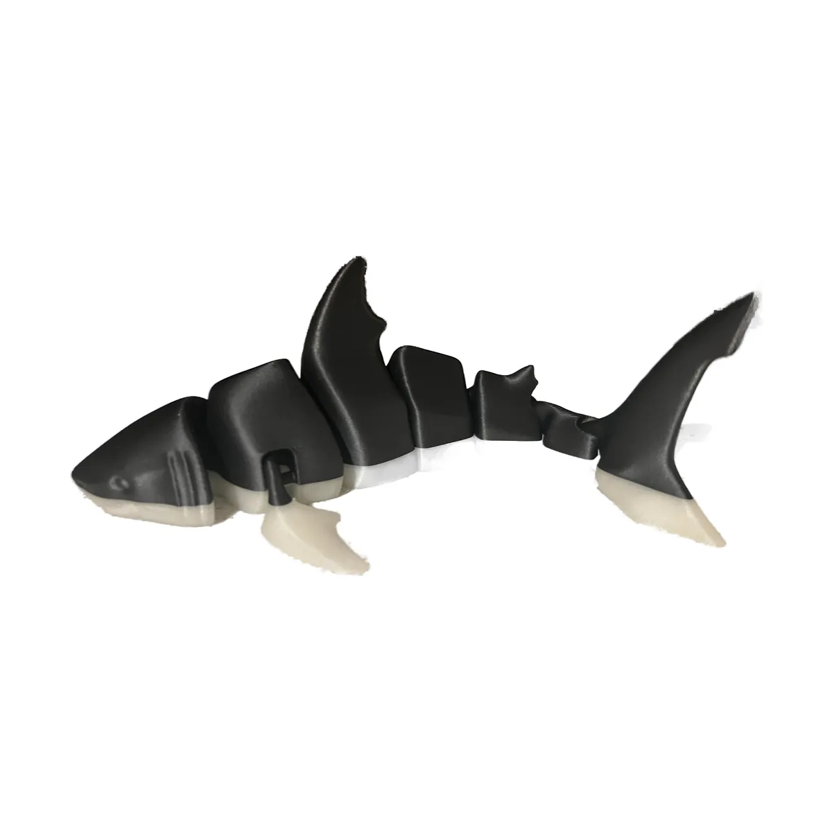 Articulated Great White — our photo of the real toy