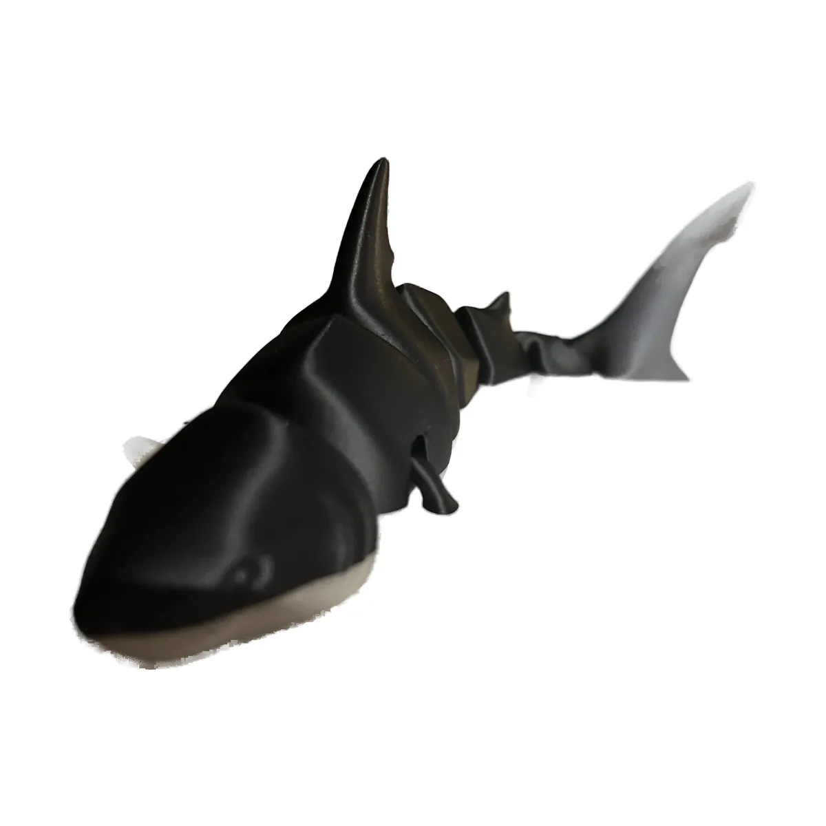 Articulated Great White — close up
