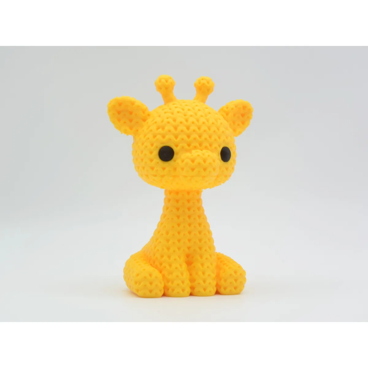Knitted Giraffe — our photo of the real toy