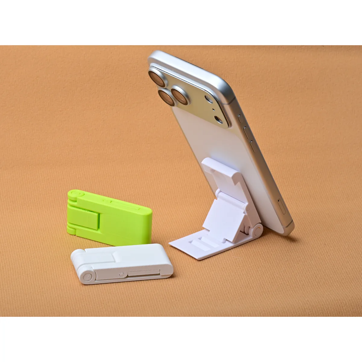 Fold-Flat Phone Stand — our photo of the real toy