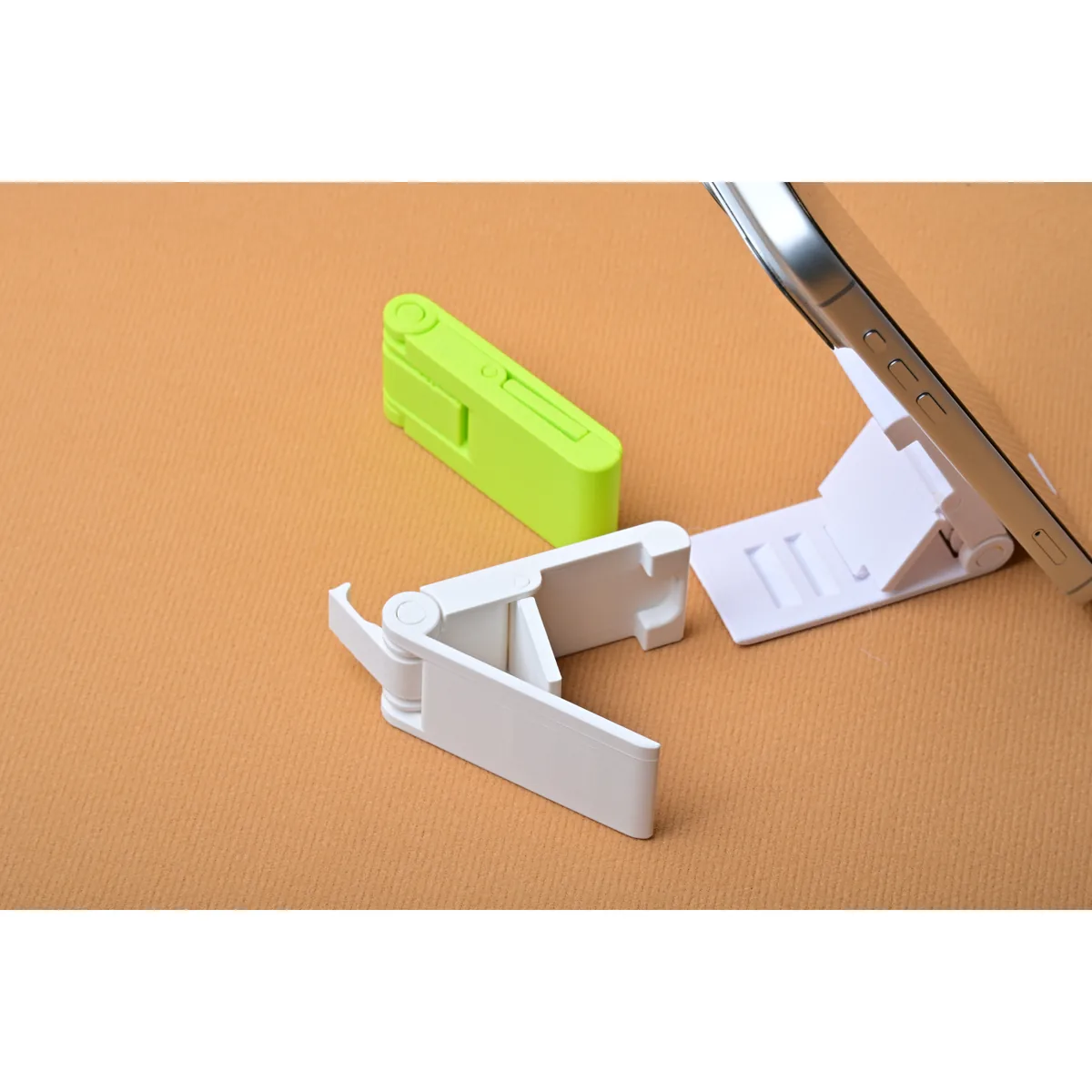 Fold-Flat Phone Stand — close up