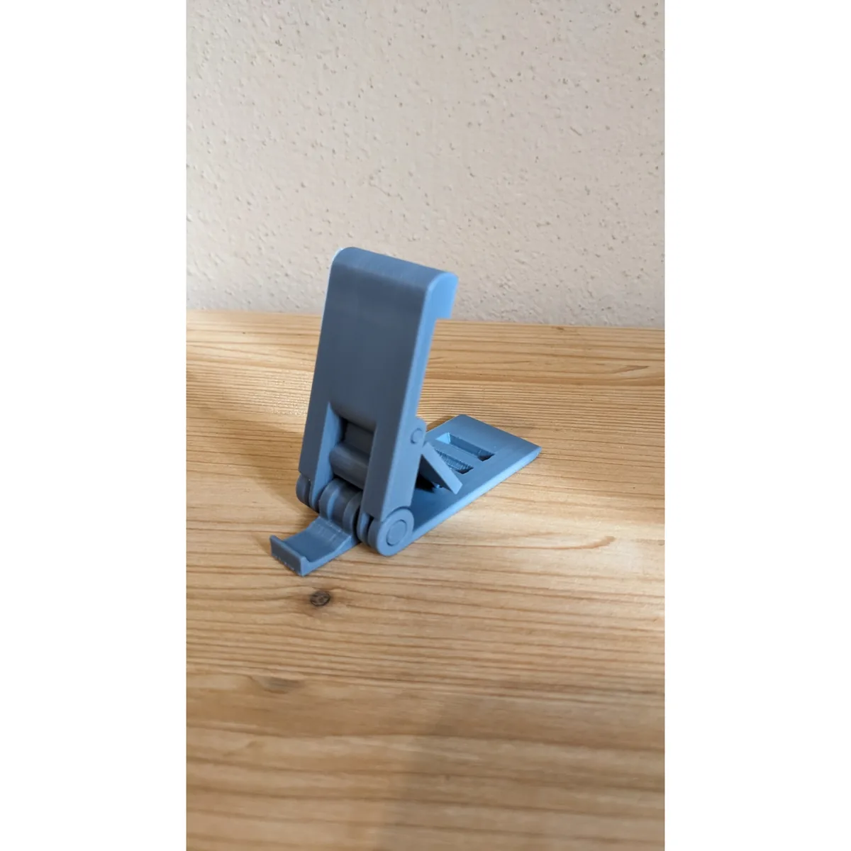 Fold-Flat Phone Stand — close up