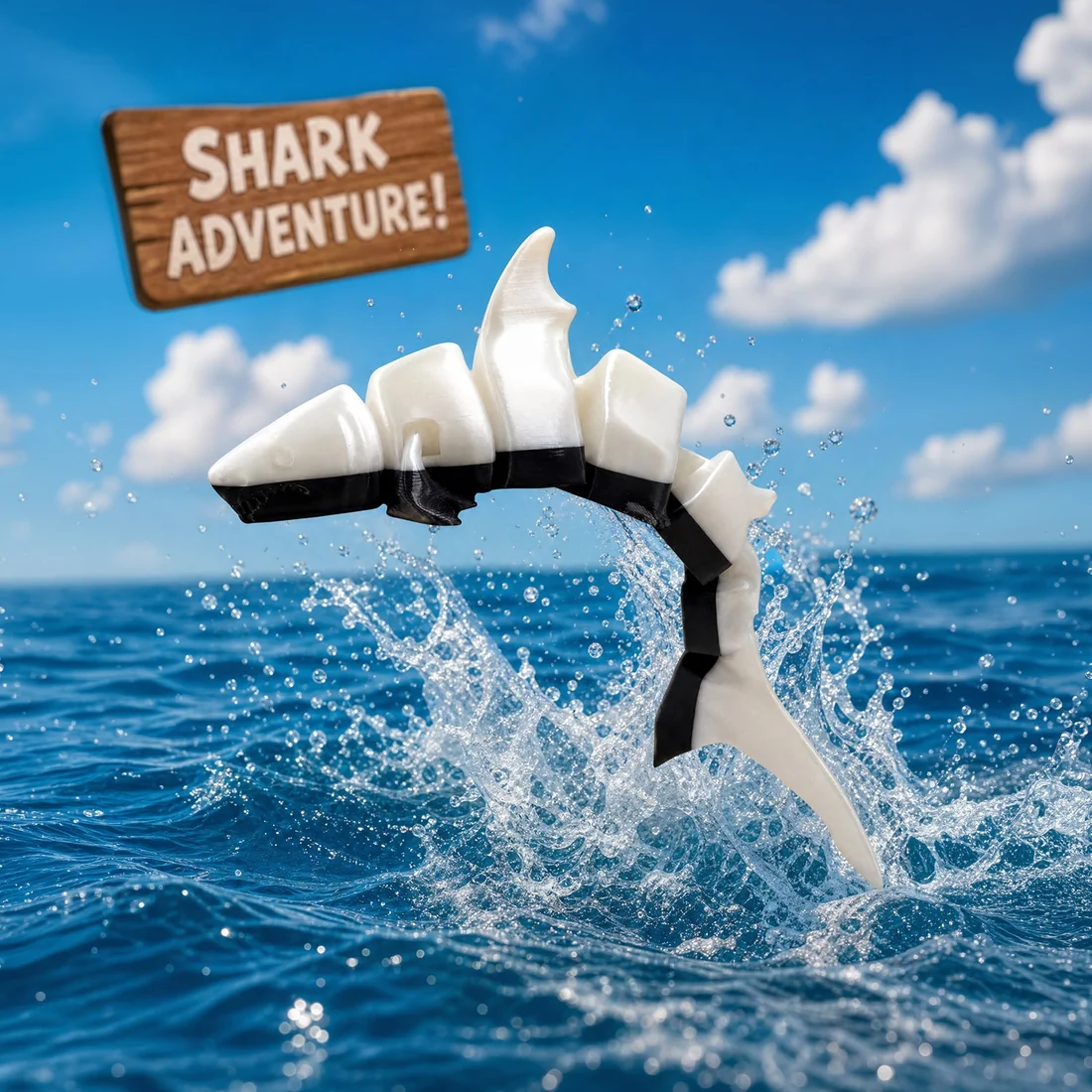 Flexi Great White Shark